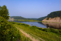 одни на планете / лето, река Сухона, Вологодская обл.