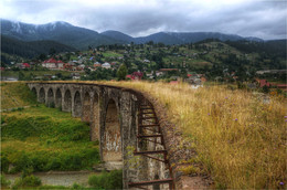 Мост / Мост-виадук в поселке Ворохта