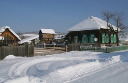 Зимний деревенский мотив / Зимний деревенский мотив