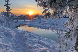 остновись мгновение, ты прекрастно... / Иркутская область Казачинско-Ленский район (вечерний морозец -33)