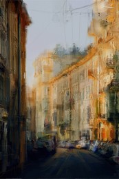 уголок Москвы / кисти corel painter+ мои фото