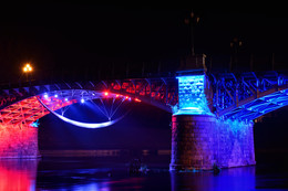 Мост с подсветкой / Вильнюс