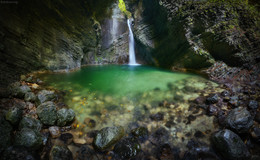 Водопад Kozjak / Словения