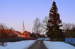 Деревня вечером / Деревня вечером