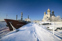 Северный порт Архангельск / 25 января 2017г Архангельск
