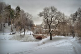 Зимний день в Царицыно / Парк Царицыно .