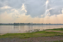 вид на реку Сухона / лето, Великий Устюг