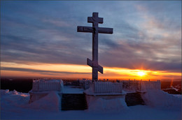 &nbsp; / Белогорский монастырь, зима, утро