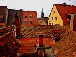 Над крышами / Нюрнберг, Германия