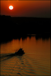 Закат над Белой / Река Белая