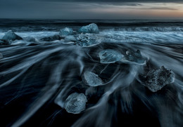 Волшебные льдинки / Алмазный Пляж, Исландия