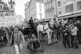 Смешались вместе кони люди... / На Староместской площади в Праге
