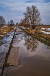 По бетонке к Клязьме / По бетонке к Клязьме