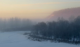 Январское утро / В тумане