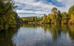 осень / река казанка,татарстан