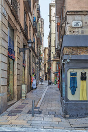 Прогулка по улочкам Барселоны / Готический квартал
рисунок