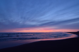 Рассвет на Халактырском пляже / Камчатка