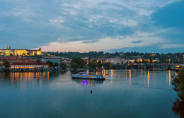 Вечер у реки / Прага, Влтава