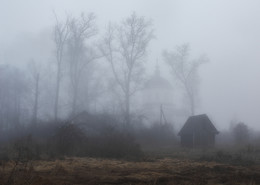 Весенняя туманная / Туманное весеннее утро в Подмосковье