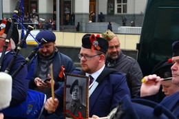 Шотландцы на "Бессмертном полку" / Москва, Россия.
09.03.2017