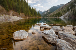 кольсай-1 / Чистейшие Кольсайские озера прекрасны в любое время года, но особенно хороши в начале весны http://ilyshev.photo