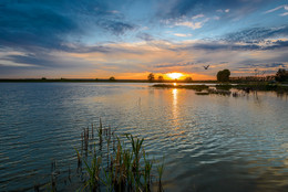 Летний вечер... / Вечер на озёрах. в Ульяновской области.