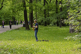 соло / лето, Москва, парк