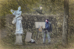 Его муза / Художник в усадьбе Кусково