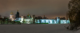 Зимний сон Новодевичьего монастыря / Москва, Новодевичий монастырь.