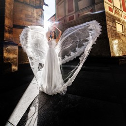 Lace butterfly / #sobokar, #wedding, #bride, #beauty, #portrait, #light, #sun, #weddingdress, #weddingphoto, #lace, #pentaxk1, #art, #prague, #weddingphotographer, #sobokar.com