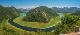 Crna Gora (Montenegro)#7 / Вторая по значимости визитная карточка Черногории. Вид с реки Черновица, что впадает в Скадарское озеро.