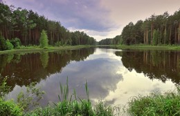 На озере перед грозой / На озере перед грозой