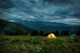 Палатка / Фото из похода по Алтаю