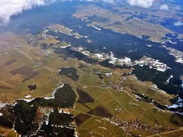 Flight from Winter to Spring / Самолетный тур над Европой