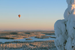 Шарик улетел / Зимний пейзаж в Руке, Финляндия
