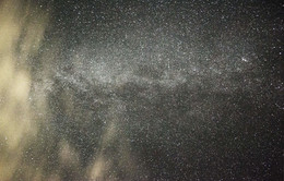 Галактика и облака / По сути экспериментальный снимок. Но результатом я доволен. Фото сделано в Рязанской области
