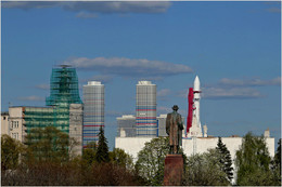 Пятничная доминанта / Ракета-носитель &quot;Восток&quot; на ВДНХ, памятник Мичурину Ивану Владимировичу