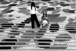 На лестнице / Сингапур