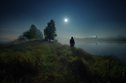 &nbsp; / ночь, луна, туман, тишина