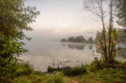 Утро на озере / озеро Святое