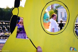 yellow submarine / Фотография сделана во время фестиваля уличного искусства &quot;На семи ветрах - 2017&quot; в Витебске.