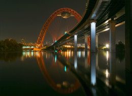 Живописный мост / Ночная Москва