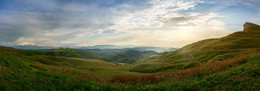 Панорама с перевала Гумбаши. / Красоты Кавказа