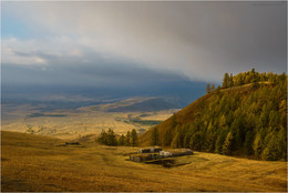 &nbsp; / Республика Алтай, западная часть Курайской степи, склоны Курайского хребта, 09.2015