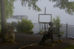 Утро... / лето, туман, Волга, Плес