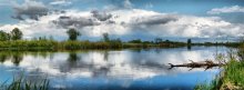 и небо, и речка, и шар голубой :) / панорама реки Припять