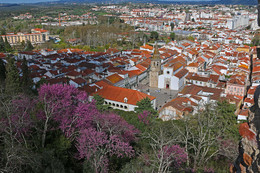 Томар / Томар, Португалия. Вид со стены замка Тамплиеров.