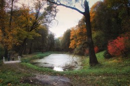 Осенняя прогулка / Нижний пруд в Ясной поляне.