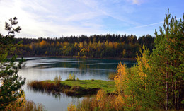 Осень на озере / ***