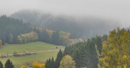 Туманная осень предгорий / Прогулявшись по окрестностям